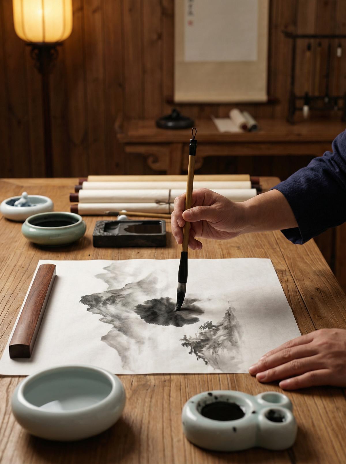 糖心Vlog 糖心Vlog：水墨雅集国画入门视频教程 - www.gjiippc.cn